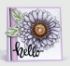 Stor blomst - Daisy - Cling stempel  fra Taylored Expressions - TEMD116