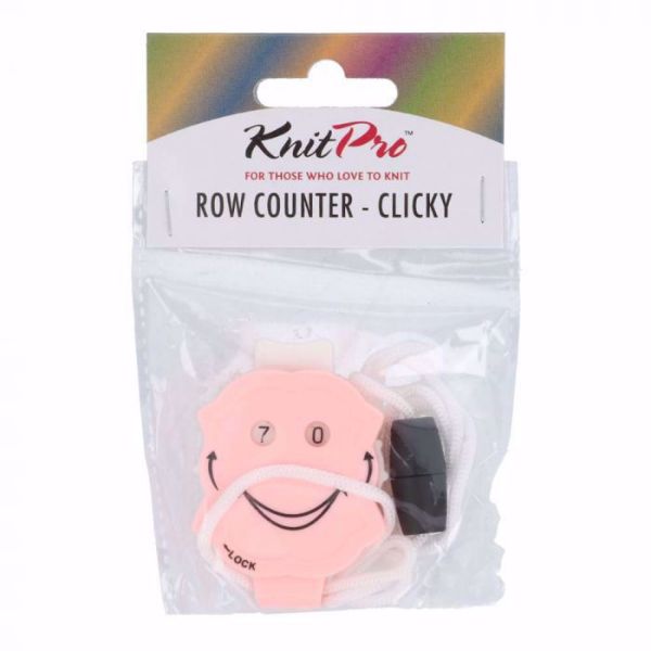 Rækketæller "Clicky" fra Knitpro med låsemekanisme - 10862