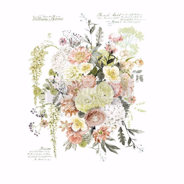 Re-design with Prima - Life in Full Bloom 60 x 88 cm Decor Transfer - 652012