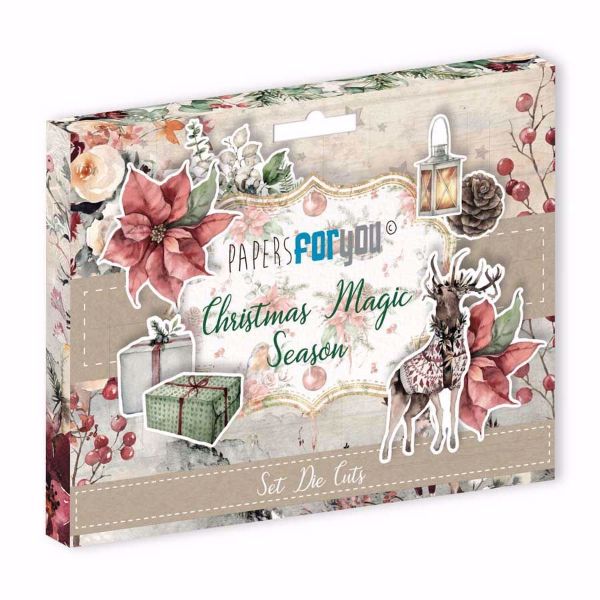 christmas magic season Die Cuts fra Papers for you til scrapbooking og kort - PFY-4503
