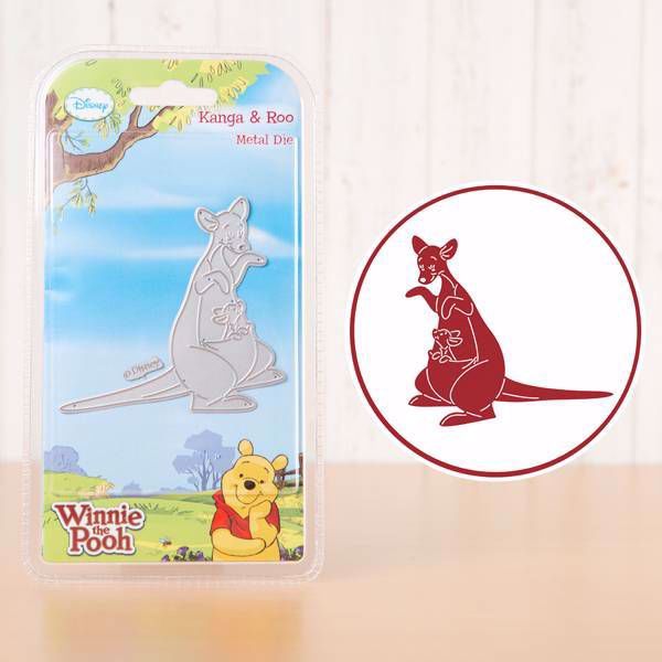 Disney Dies - Kanga & Roo - Peter Plys - DL102 - standsejern til scrapbooking og kort