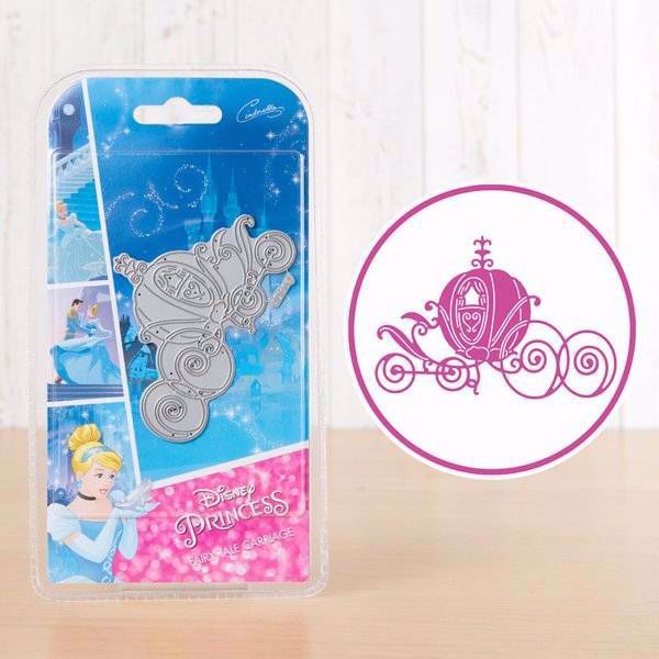 Disney Dies - Fairy Tale Carriage - Askepot - DL080 - standsejern til scrapbooking og kort