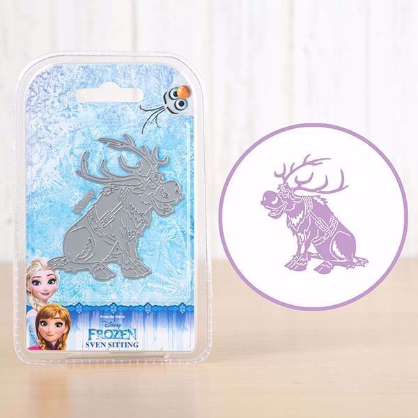 Disney Dies - Sven sitting  - Frosen - DL044 - standsejern til scrapbooking og kort