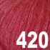 Super lækker og blød Kid Seta Tweed kidmohair og silke fra Gepard Garn - 420 Lyserøde Sjerner (Bærrød)
