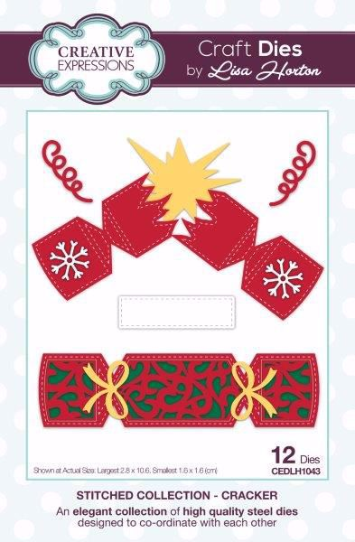 Stitched Collection - Cracker - Knallert - CEDLH1043 fra Creative Expression