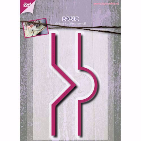 Faneblads Taps Dies standsejern fra Joy Crafts til scrapbooking og kort - 6002/0514