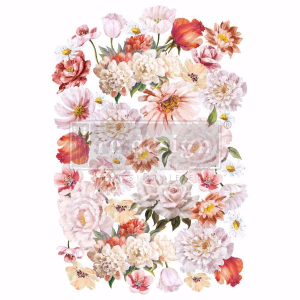 Re-design with Prima - Pretty in Peach 60 x 88 cm Decor Transfer - 653668