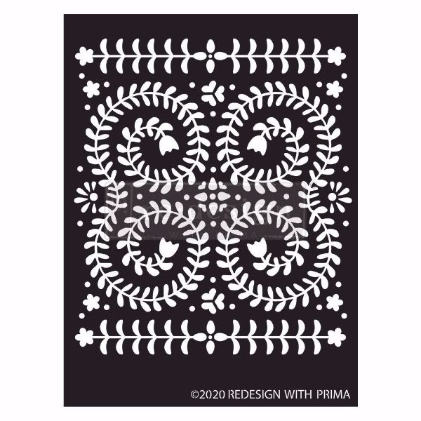 Re-design with Prima Decor Stencils - Elegant Vine - 650575