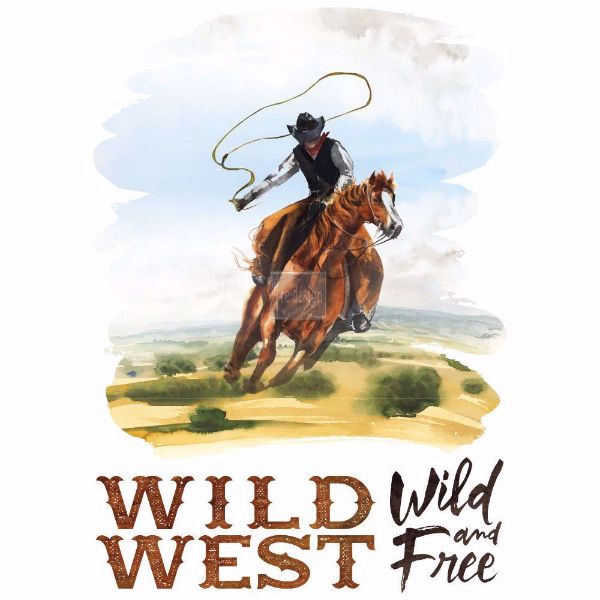 Re-design with Prima - Wild West 60 x 88 cm Decor Transfer - 641825