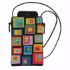 Smuk mobiltaske med korssting - Colourful Cobblestone - fra Fru Zippe af Anne Sandbjerg