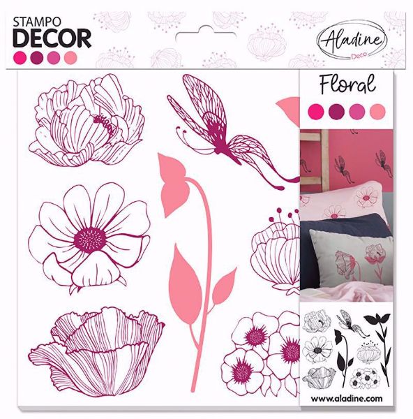 Floral - Decor skum stempler til Home decor fra Aladine - 05284