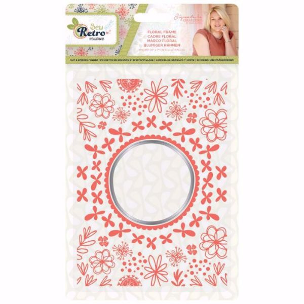 Sew Retro Cut & Emboss Folder Floral Frame - S-SR-CEF-FLFR