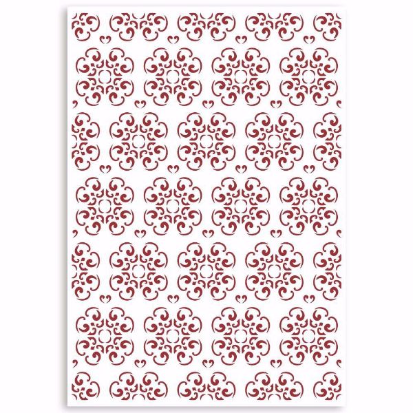Casa Grenada Wallpaper Tiles - KSG485  mask, stencil fra Stamperia