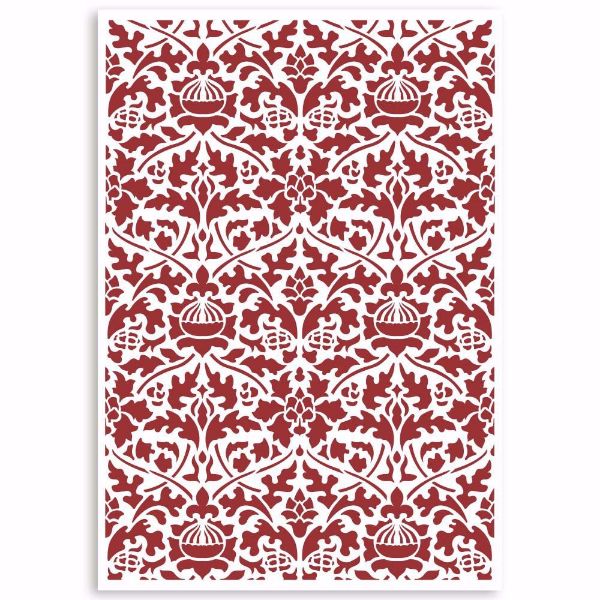 Casa Grenada Wallpaper Pattern - KSG484  mask, stencil fra Stamperia