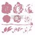 Mystic Rose - Decor Clear Stamps 30 x 30 cm fra Re-Design with Prima - 649418