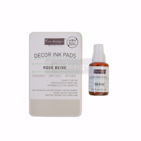 Decor Ink Pads - Rose Beige - Re-Design with Prima - 655464