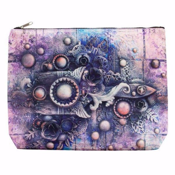 Finnabair Projekt taske - Art Celebration in Purple - 33 x 25 x 3,5 cm - 967994