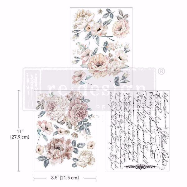 Re-design with Prima - Natural Wonders - 3 stk af 21,5 x 28 cm Decor Transfer - 659288