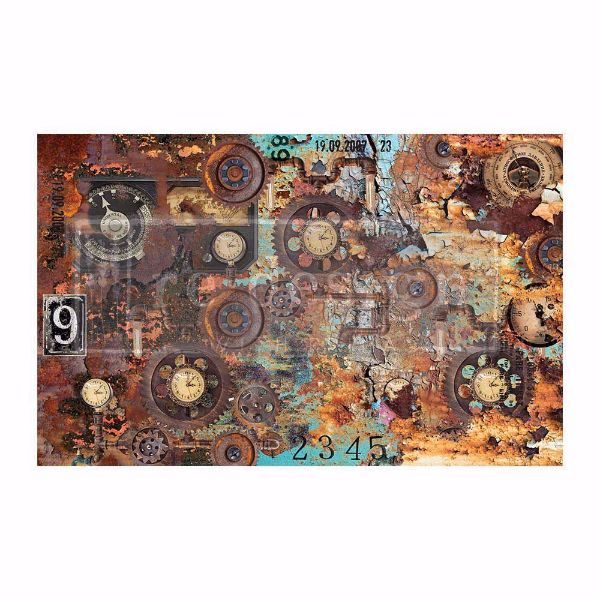 re-design with prima Découpage Tissue Paper - Tarnished Parts - 660314