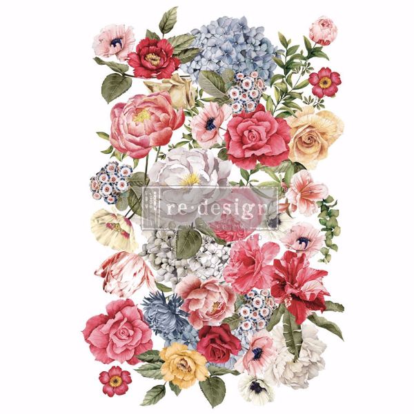 Re-design with Prima - Wondrous Floral II - 61 x 89 cm Decor Transfer - 642358