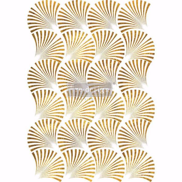 Re-design with Prima - Geo Wave - 61 x 89 cm Decor Transfer - 656461