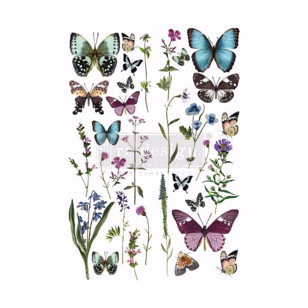 Re-design with Prima - Butterfly Oasis - 60 x 88 cm Decor Transfer - 656416