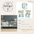 Re-design with Prima - Vintage Greenhouse - 3 stk af 21,5 x 28 cm Decor Transfer - 659271