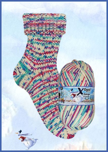 Opal Wilder Winter X-Large 8-fach - 11182 - Sokkegarn