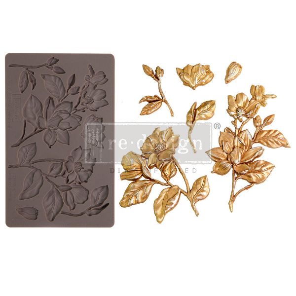 Re-Design with Prima Magnolia Blooms silikone Form - 663469