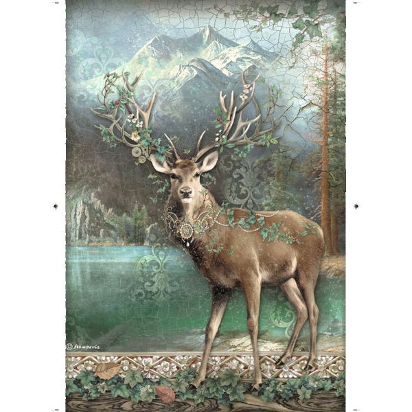 Magic Forest - Deer - A4 Ris Papir 1 ark - DFSA4750