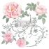 Re-design with Prima - Odeur De Rose - 2 stk af 30 x 30 cm Decor Transfer - 663407