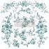 Re-design with Prima - Minty Roses - 2 stk af 30 x 30 cm Decor Transfer - 663537