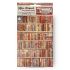 Stamperia Vintage Library A6 Rice Paper Backgrounds kollektion (8 stk) - DFSAk6001 