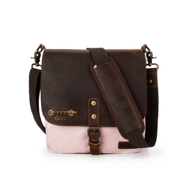 Della Q Maker's Saddle Bag - Skulder Taske - Petal (Sart rosa)