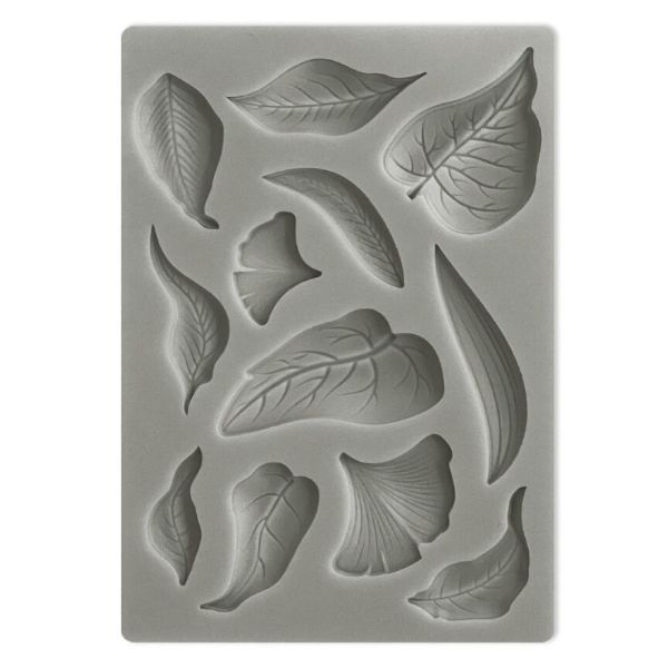 Stamperia - Sunflower Art - A6 (10,4 x 14,7 cm) silikone Form - KACM10 Leaves