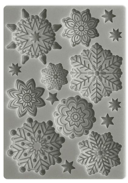 Stamperia - Christmas - A6 (10,4 x 14,7 cm) silikone Form - KACM18 - Snowflakes