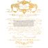 Re-design with Prima - Perfume Notes - 46 x 61 cm Gold Foil Decor Transfer - 665609