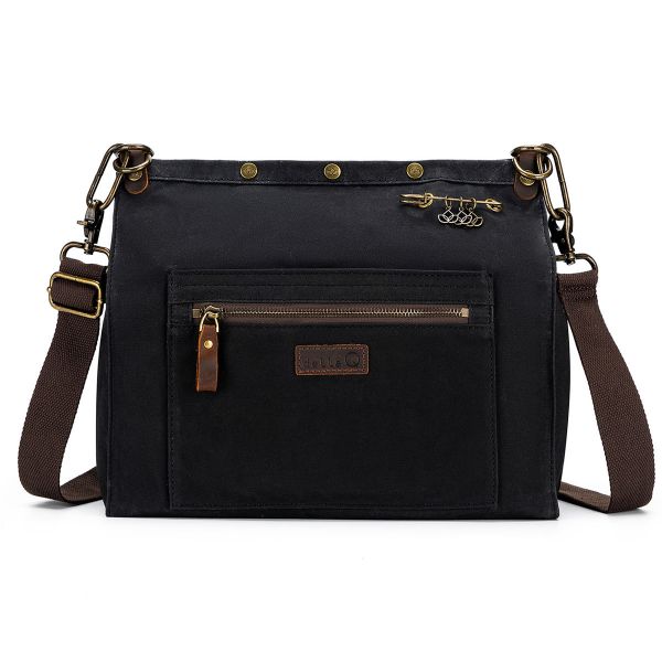 Della q Makers Canvas Rucksack - Sort