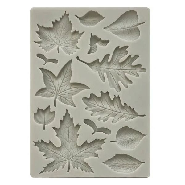 Stamperia - Woodland Leaves - A5 (14,2 x 20,2 cm) silikone Form - KACMA501