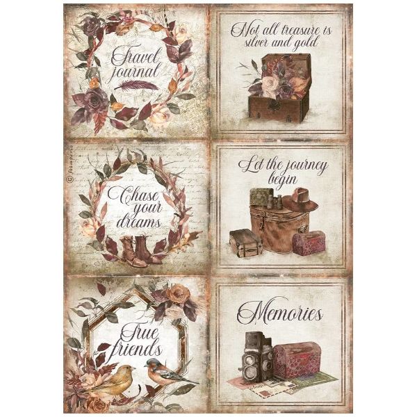 Our Way - Cards - A4 Ris Papir 1 ark - DFSA4716 fra Stamperia