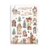 Stamperia Washi Pad - Gear up for Christmas - A5 med 8 sider - SBW09