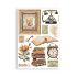 Stamperia Washi Pad - Golden Harmony - A5 med 8 sider - SBW11
