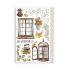 Stamperia Washi Pad - Golden Harmony - A5 med 8 sider - SBW11