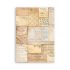 Stamperia Washi Pad - Golden Harmony - A5 med 8 sider - SBW11