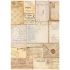 Stamperia Golden Harmony A4 Rice Paper kollektion (6 stk) - DFSA4XGH