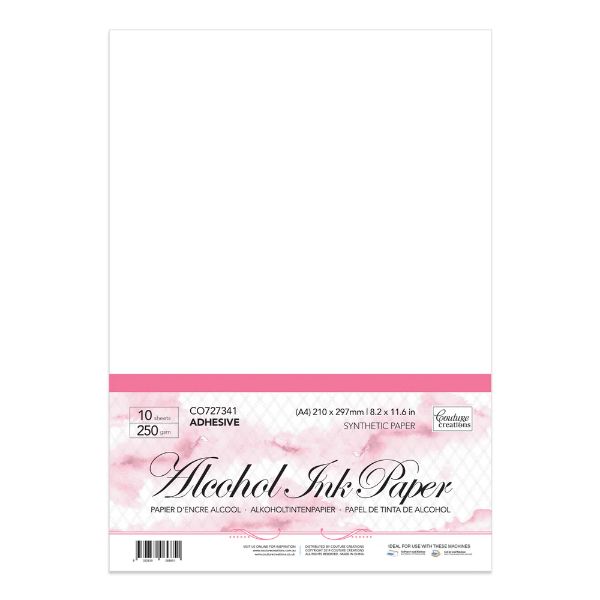 10 stk A4 Alcohol Ink Paper fra Couture Creations - CO727341