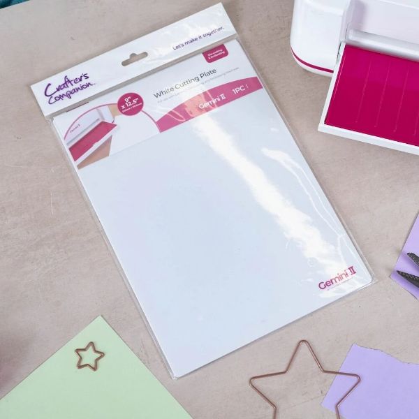 Gemini Metal Cutting Plate A4 til udstandsning af stof, papir, karton og andet til patchwork, scrapbooking og kort