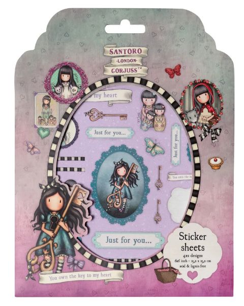 Gorjuss Sticker Sheets - GOR-ES-STIC08