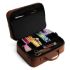 Muud - Flora Broderi Kuffert Taske - Rich Brown