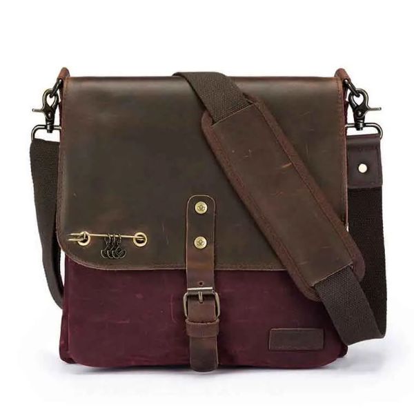 Della Q Maker's Saddle Bag - Skulder Taske - Vin rød